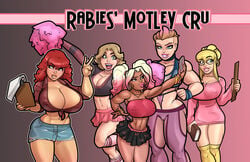 5girls ass barefoot big_breasts big_butt big_penis bimbo blonde_hair busty cleavage ginger green_eyes janet_herron janine_herron jenna_herron judith_herron light-skinned_female light-skinned_male multiple_girls my_mom_and_sister_are_size_queen_sluts nipple_bulge overalls pinup ponytail rabies-t-lagomorph red_hair short_hair size_queen slutwr1ter thick_legs thick_lips thick_thighs thighs veronica_herron voluptuous