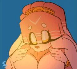 1girls big_breasts calypso calypso_the_echidna calypsoechidna female female_focus sonic_(series) sonic_the_hedgehog_(series)