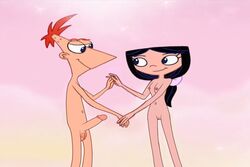 breasts cute disney disney_channel in_love isabella_garcia-shapiro long_hair naked penis phineas_and_ferb phineas_flynn red_hair red_penis teenager vagina