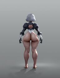 yorha 2b from nier: automata by olivier bisson