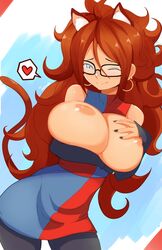 android 21 from dragon ball by jellcaps