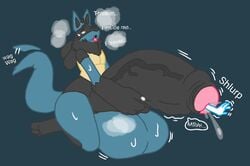 lucario from game freak by smolrainbowgoat