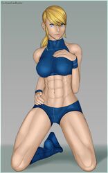 samus aran from metroid by cartesiancoordinator