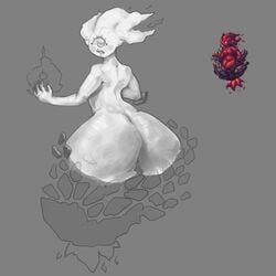 black_and_white brimstone_elemental calamity_mod cyclops monster_girl terraria yensfw