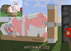 1girls anthro anthrofied ass big_breasts breasts character commission dildo doggy_style edit female female_only fucking_machine humanized large_breasts maioowo microsoft minecraft minecraft_mob minecraft_sheep's_fuck_redstone_machine mob mojang outside penetration piston_(minecraft) presenting presenting_hindquarters redstone sex_machine sheep sheep_(minecraft) solo tagme vaginal_penetration wool_(fur) xbox_game_studios