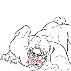 attack_on_titan blush closed_eyes dildo male myart pornography shingeki_no_kyojin zeke_jaeger