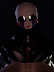 3d 3d_(artwork) big_breasts classic_fnaf_2_marionette classic_fnaf_2_puppet five_nights_at_freddy's foxypog marionette_(fnaf) original_fnaf_2_marionette original_fnaf_2_puppet paizuri puppet_(fnaf) straight