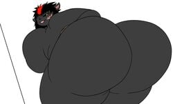 1girls animated anthro ass ass_jiggle ass_shake big_ass big_breasts big_butt black_body black_fur breasts bubble_ass bubble_butt butt butt_jiggle dat_ass domestic_cat fat_ass fat_butt felid feline felis female female_only fur gigantic_ass gigantic_butt huge_ass huge_butt looking_at_viewer mammal massive_ass massive_butt masterj291 shaking_ass shaking_butt short_playtime slyrray_(masterj291) solo thick_ass