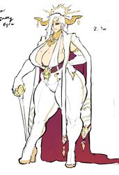 1girls angel big_ass big_breasts breasts busty curvy donaught female milf original_character queen thick thick_thighs venus_body voluptuous