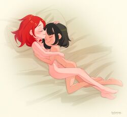 ass breasts kyu_bum_lee sleeping wholesome yuri