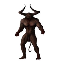 1boy anthro anthro asterion asterionos bull flaccid greek_mythology horns male_only minotaur minotaurus minotavros monster mythology penis