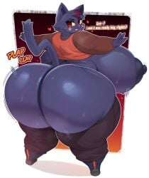 1girls anthro areolae ass ass_clapping ass_cleavage ass_focus backboob bbw berseepon09 big_ass big_breasts bottom_heavy breasts breasts_out bubble_butt busty butt_crack chubby chubby_female clapping_cheeks dialogue fat_ass feline female female_only furry furry_only gluteal_fold huge_ass huge_breasts large_ass large_breasts looking_at_viewer looking_back mae_borowski massive_ass massive_breasts night_in_the_woods nipples no_bra no_panties pants pants_down rear_view showing_off showing_off_ass solo sweat sweatdrop sweaty_ass sweaty_body sweaty_breasts tail talking_to_viewer text thick_ass thick_thighs thunder_thighs twerking wide_hips