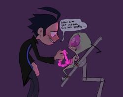 blush bondage color dialogue dib_membrane guro intestines invader_zim irken pocketknxfe vivisection zim