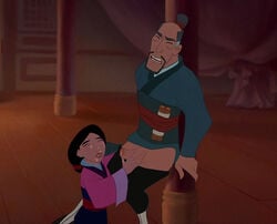 asian dirtydisneybitches disney disney_princess fa_mulan fa_zhou female human incest male mulan penis straight