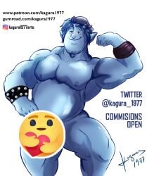 2020 bara barley_lightfoot censored disney elf emoji gay kagura_1977 male male_only muscular onward_(2020) pixar tagme