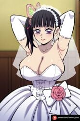 1female 1girl 1girls ai_generated beautiful_girl big_breasts black_hair breasts demon_slayer kanao_tsuyuri kimetsu_no_yaiba patreon patreon_artist patreon_link patreon_logo patreon_username seductive sexy sexy_body sexy_female sexy_pose tsuyuri_kanao young younger_female