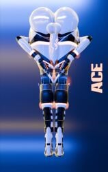 a.c.e_(aimizer0) aimizer0 ass_focus big_penis fat_ass femboy glowing_genitalia glowing_penis heart_butt praise_da_booty_(meme) robot robot_boy thick_thighs thighs