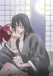 2boys abarai_renji bleach byakuya_kuchiki gay kuchiki_byakuya male male_only renji_abarai yaoi