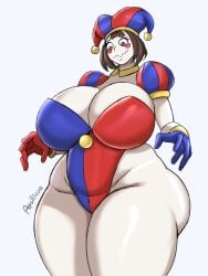 apolliuso female girl jester jester_female jester_girl pomni_(the_amazing_digital_circus) tagme the_amazing_digital_circus