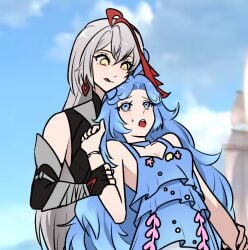 2girls arena_of_valor dolia dolia_(arena_of_valor) female_only honor_of_kings tagme umbrosa vore