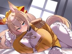 breasts female smoke_klll umamusume wide_hips