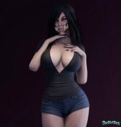 1girls 3d big_ass big_breasts breasts bust busty chest curvaceous curvy curvy_figure edenian female female_only hips hourglass_figure humanoid large_ass large_breasts legs light-skinned_female light_skin midway mileena mileena_(mkx) mortal_kombat mortal_kombat_x netherrealm_studios nightmare_waifu round_ass sharp_teeth slim_waist solo tarkatan thedirtden thick thick_hips thick_legs thick_thighs thighs voluptuous waist wide_hips