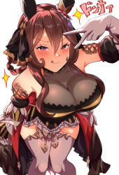 breasts female gentildonna_(umamusume) smoke_klll umamusume