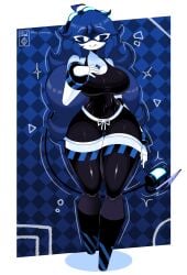 1girls 2026 breasts commission commission_art female female_only murder_drones oc original_character tagme tagme_(character) the_rod26 thighhighs thighs