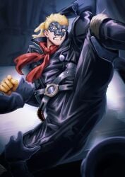 gay kimakkun male male/male male_only persona persona_5 restrained ryuji_sakamoto yaoi