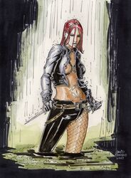 1girls 2007 daredevil_(series) david_newbold female female_only marvel solo straight_hair tagme typhoid_mary