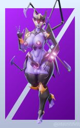 3d 3d_(artwork) 3d_model airachnid airachnid_(prime) airachnid_(trawert) athletic_female belly belly_button big_boobs big_breasts big_legs big_tits boobs breasts chest decepticon fembot futa_only futanari glowing_eyes glowing_nipples glowing_penis hi_res high_resolution highres hourglass_figure huge_boobs huge_breasts huge_tits legs looking_at_viewer mengsk nipples pink_eyes posing purple_body purple_eyes purple_lips robot robot_girl thick_legs thick_thighs tits transformers transformers_prime trawert