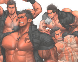 1boy abs arm_tattoo bara biceps bodybuilder cum cum_on_body cum_on_lower_body cum_on_muscles cum_on_penis cum_on_self cum_on_upper_body cumming cumshot final_fantasy final_fantasy_xv gladiolus_amicitia hyper hyper_balls hyper_genitalia hyper_muscles hyper_penis hyper_testicles kuromine_hiraya male male_focus male_only masturbation muscle muscles muscular muscular_arms muscular_ass muscular_back muscular_legs muscular_male muscular_thighs nipples orgasm_face pecs solo solo_male stroking_cock stroking_penis tattoo veins veiny_penis yuatari