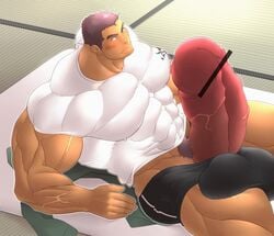 abs axis_powers_hetalia bara biceps bodybuilder boner cum cum_on_body cum_on_lower_body cum_on_muscles cum_on_penis cum_on_self cum_on_upper_body cumming cumshot erection hyper hyper_balls hyper_genitalia hyper_muscles hyper_penis hyper_testicles kuromine_hiraya male male_focus male_only masturbating masturbation muscle muscles muscular muscular_arms muscular_ass muscular_back muscular_legs muscular_male muscular_thighs nipples pecs sadiq_annan solo solo_male turkey_(hetalia) veins veiny_penis yuatari