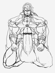 abs azrael_(blazblue) bara biceps blazblue bodybuilder boner cum cum_on_body cum_on_lower_body cum_on_muscles cum_on_penis cum_on_self cum_on_upper_body cumming cumshot erection excessive_cum hyper hyper_balls hyper_genitalia hyper_muscles hyper_penis hyper_testicles kuromine_hiraya male male_focus male_only masturbating masturbation monochrome muscle muscles muscular muscular_arms muscular_ass muscular_back muscular_legs muscular_male muscular_thighs nipples pecs solo solo_male veins veiny_penis yuatari