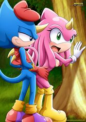 anthro bbmbbf blush breasts female liza_the_chameleon male male/female mobius_unleashed nude open_mouth palcomix sega sex sonic_(series) sonic_the_hedgehog_(series) tongue valdez_the_chameleon