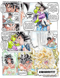 broly broly_(dragon_ball_super) cheelai comic dragon_ball dragon_ball_super goku legendary_super_saiyan mini_comic saiyan skillet91 son_goku super_saiyan