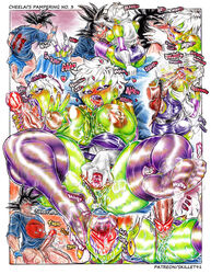 broly broly_(dragon_ball_super) cheelai comic dragon_ball dragon_ball_super goku mini_comic monster_cock saiyan skillet91 son_goku spread_pussy