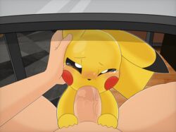 2boys between_legs blowjob blush blush_stickers cock_worship completely_nude erection fellatio fellatio_from_feral femboy feral furniture furry hand_on_head hi_res human_on_feral interspecies lemonlime looking_at_viewer male male_only male_pov multiple_boys nintendo nude oral penis pikachu pokémon_(species) poképhilia pokemon pov saliva sex size_difference spread_legs submissive sucking table tears under_table yaoi yellow_skin zoophilia