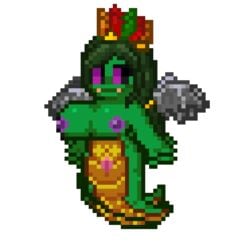 alecsion animated color colored lizard monster_girl pixel_art tagme terraria terraria_(lewdrraria)