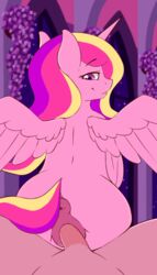 1boy 1boy1girl 1girls alicorn animated fearingfun feathered_wings female feral grinding human human_on_feral male male_human/female_feral male_on_feral male_pov my_little_pony night nun_position pov princess princess_cadance_(mlp) pussy_grip pussy_juice reverse_cowgirl_position riding royalty sex tagme vaginal_penetration zoophilia