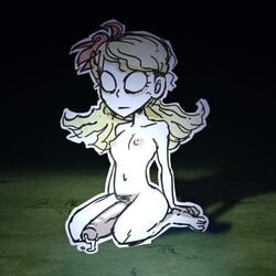 1futa areolae barefoot_on_grass big_penis blonde_hair breasts casual_nudity don't_starve don't_starve_together dont_starve dont_starve_together flower_in_hair futa_only futanari human klei_entertainment light-skinned_futanari light_skin long_hair naked nipples no_pupils notaustinnotsfw nude pale_skin penis precum sitting small_breasts solo wendy_(don't_starve)