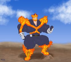 abs balls biceps blush bodybuilder embarrassed endeavor_(my_hero_academia) enji_todoroki growth growth_sequence huge_muscles hyper hyper_balls hyper_genitalia hyper_muscles hyper_penis hyper_testicles male male_focus male_only muscles muscular muscular_arms muscular_ass muscular_back muscular_legs muscular_male muscular_thighs my_hero_academia nipples pecs penis regnar shocked solo solo_male surprised surprised_expression testicles veins veiny_penis
