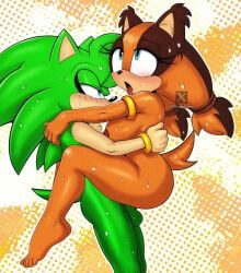 scourge the hedgehog from archie comics by genyacero