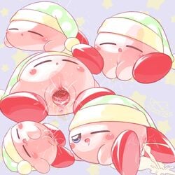 anus blue_eyes blush cloaca closed_eyes cotora_omiduki cum cum_in_pussy cute cute_face kirby kirby_(series) no_humans open_mouth penis pussy rape red_feet sleep_molestation sleeping solo vagina vaginal_penetration vaginal_sex