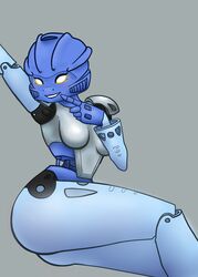 armor ass bionicle blue_body breasts female female_focus female_only gali gali_(nuva) gali_nuva horny lego legs mask robot smile