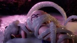 3d_animation animated biggreen cum_bath cum_in_pussy cumflation fox_girl interspecies monster monster_on_female no_sound stomach_bulge tagme tentacle vaginal_penetration video