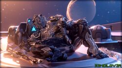 hildryn (warframe) from warframe by thekidxeno