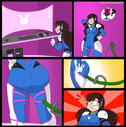 d.va from blizzard entertainment by comical weapon