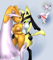 lopunny lucario nintendo pokemon pokemon_(species) togetic