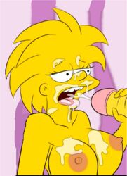 cum female handjob human maggie_simpson male straight tagme the_simpsons yellow_body